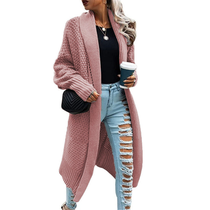 Cardigan en maille épaisse pour femmes avec coupe décontractée et structure de couture élégante Chic & Stil