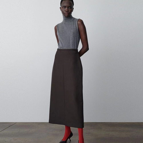 Jupe midi élégante pour femme au cut classique Chic & Stil