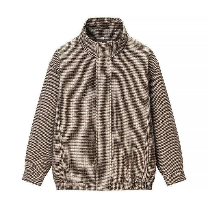 Veste de transition pour femmes avec un motif pied-de-poule moderne Chic & Stil