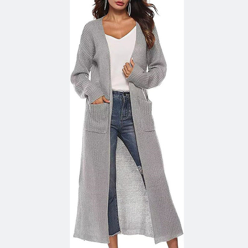 Ladies Chic and Stylish Long Knitted Cardigan