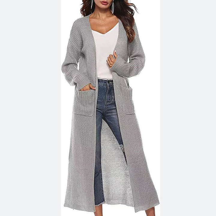 Ladies Chic and Stylish Long Knitted Cardigan