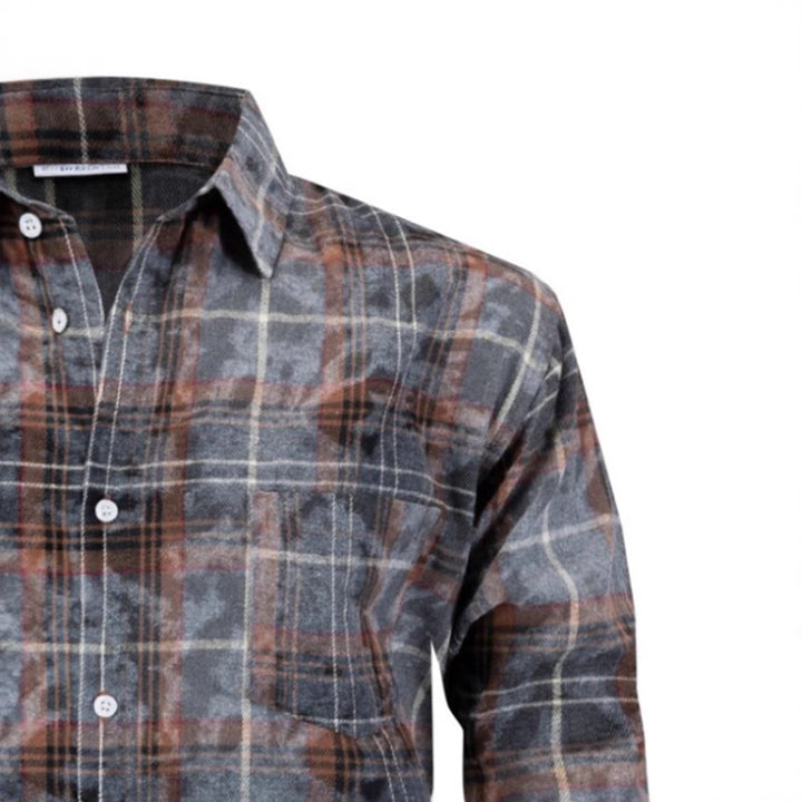 Lune London plaid flannel shirt for men