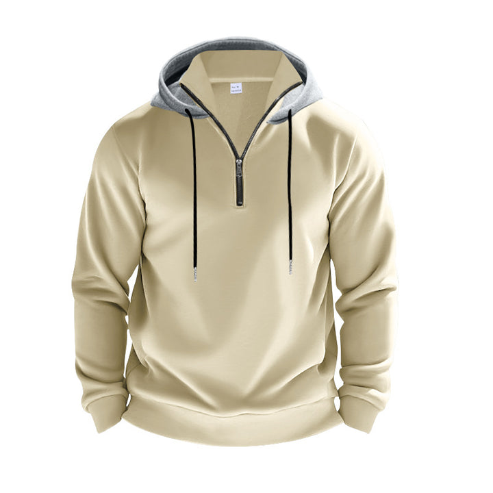 Men's hoodie with modern zipper and stylish cut Lune London