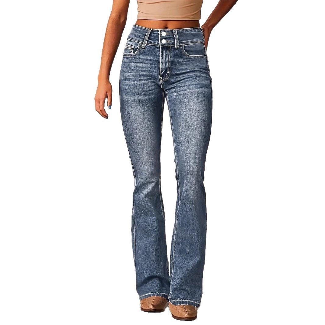 High waist bootcut jeans women Chic & Stil