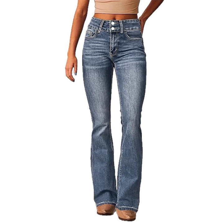 High waist bootcut jeans women Chic & Stil