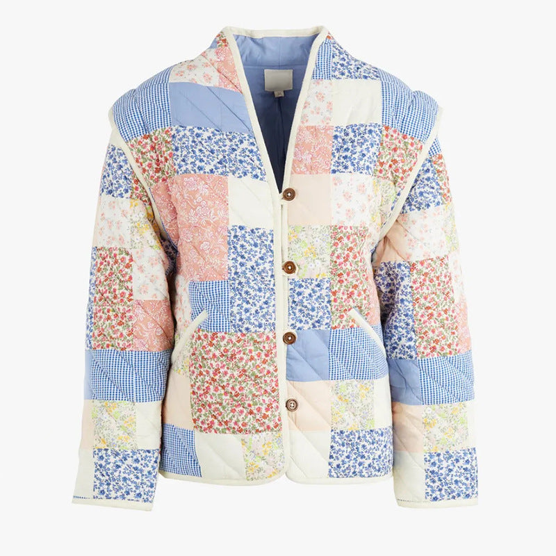 Ladies Patchwork-Quilted Chic Jacket and Style