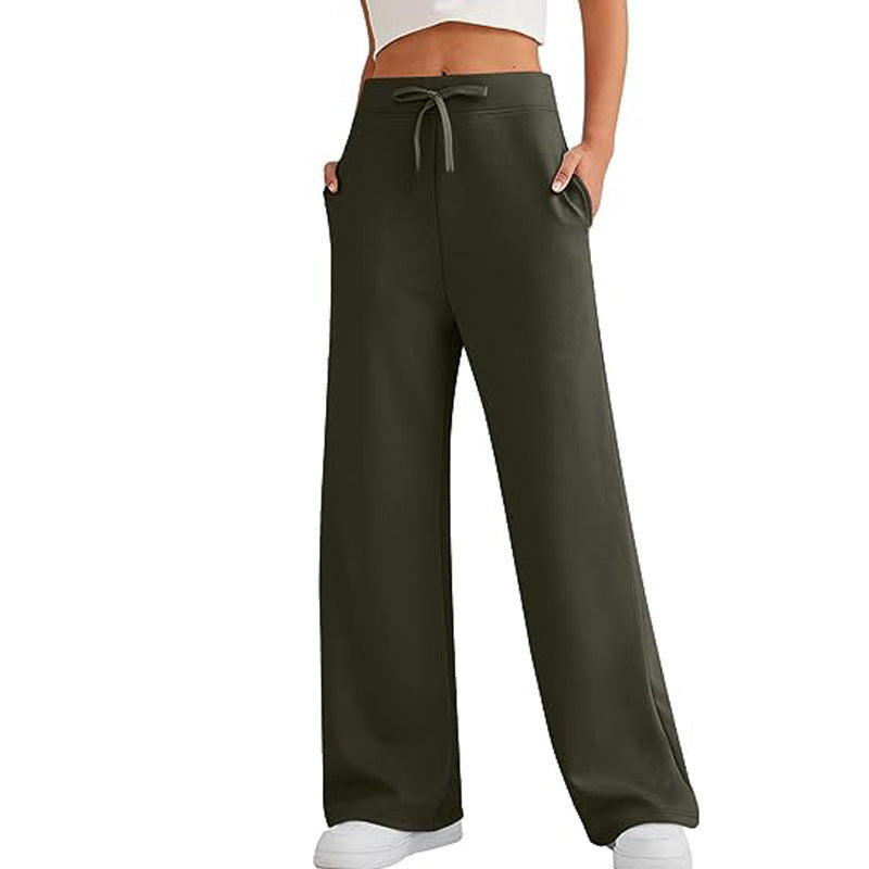 Women Comfortable Lounge Pants with Loose Fit and Practical Pockets Lune London