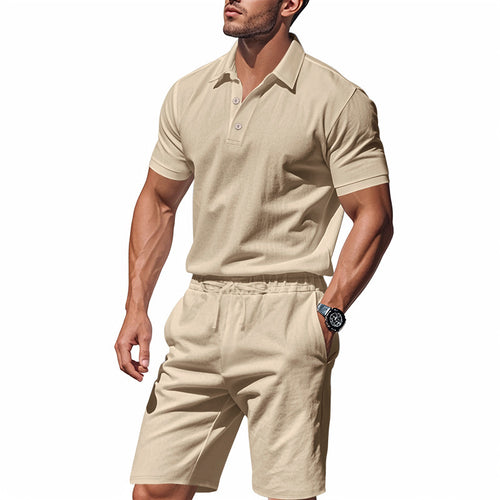Tenue de loisirs pour hommes avec polo et shorts Amarae