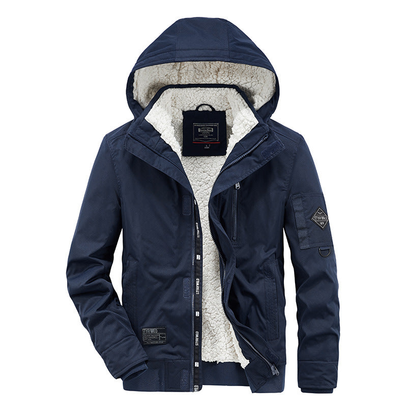 Technical transition jacket for men with warm inner lining Amarae