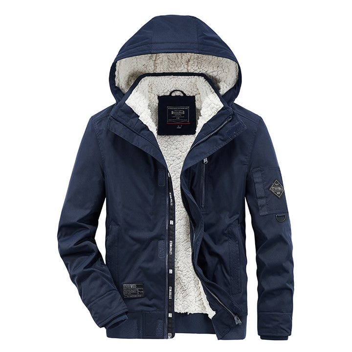 Technical transition jacket for men with warm inner lining Amarae