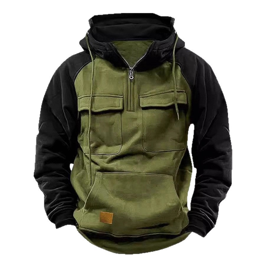 Elegant hoodie for men with functional pockets Lune London