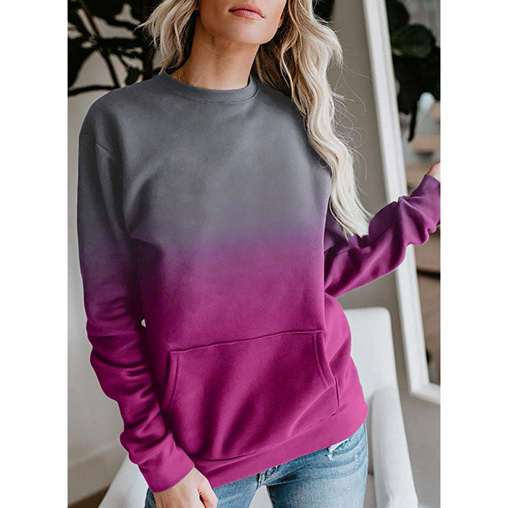Ladies Casual Hoodie with Amarae Gradient