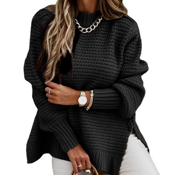 Pull en tricot pour femmes avec un design structuré à la mode Lune London