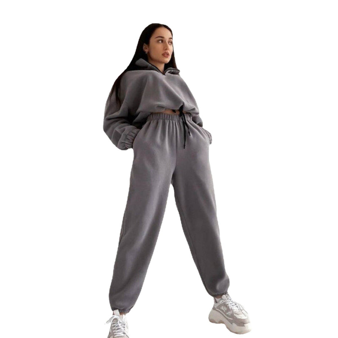 Ladies oversized comfortable fleece set Lune London