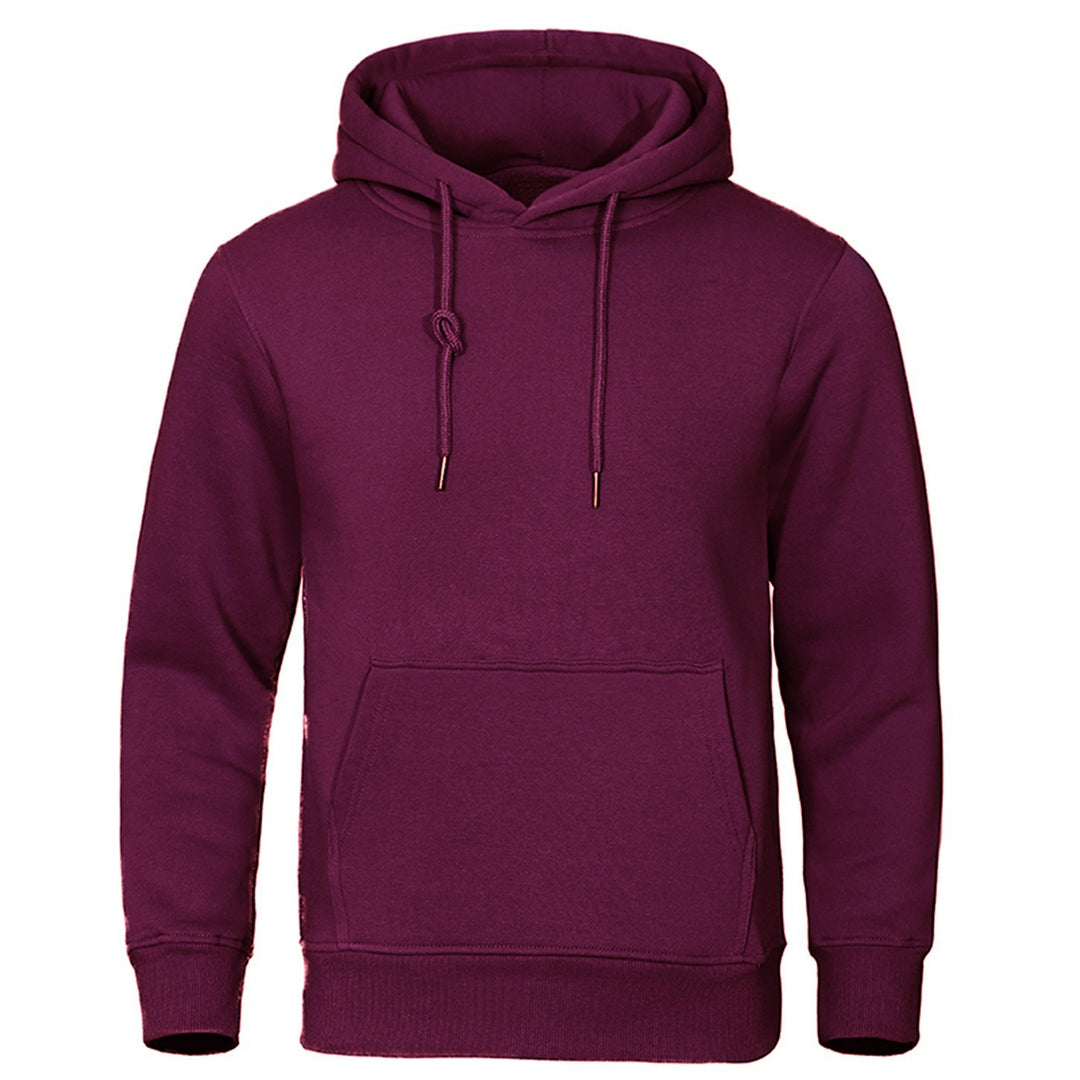 Men's hooded sweatshirt with soft inner lining and stylish details Amarae