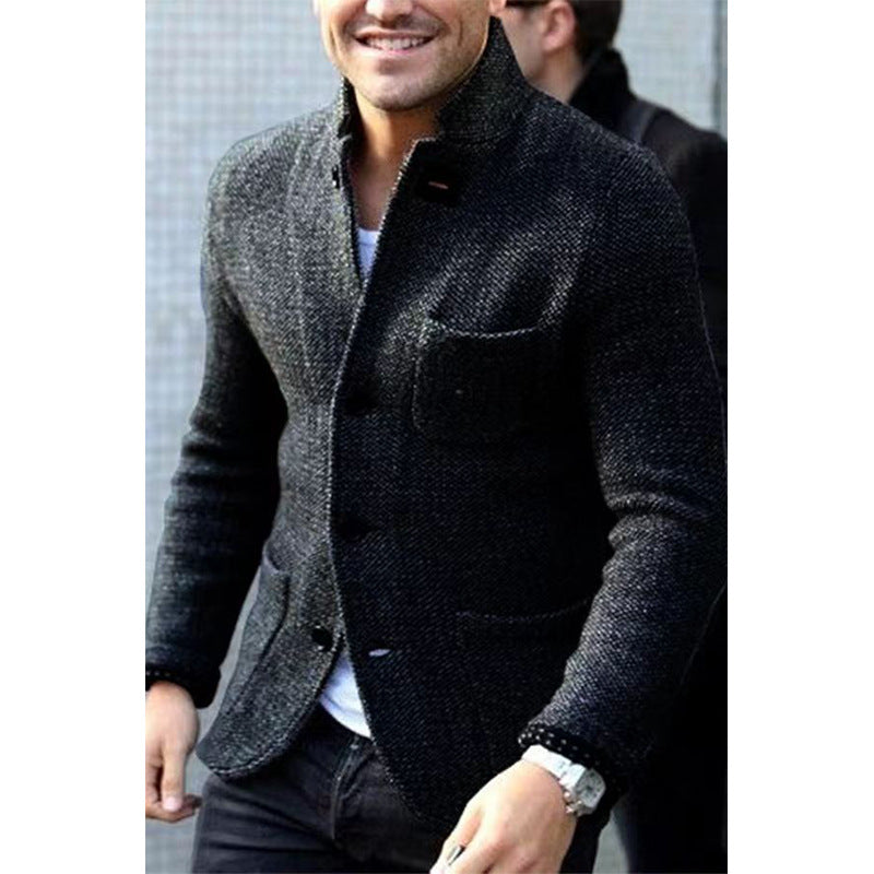 Elegant blazer for men in textured fabric Lune London