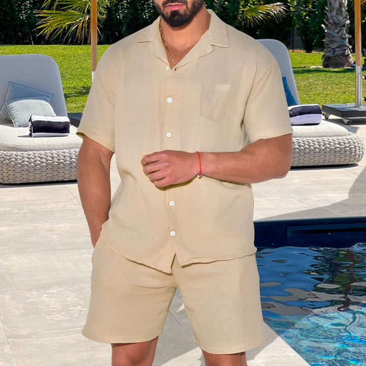 Men's summer high short sleeve with comfortable shorts Lune London