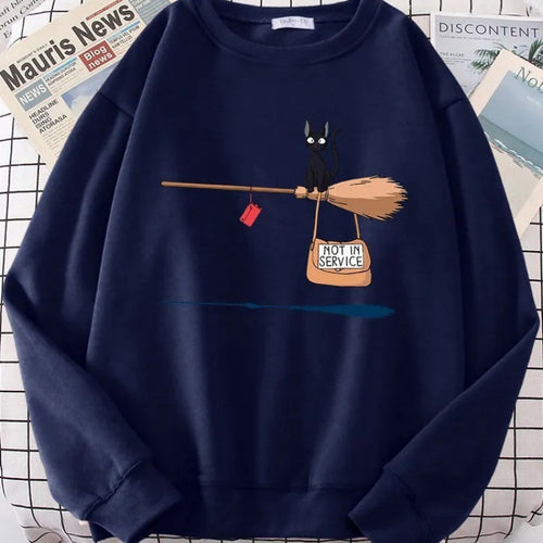 Women's sweatshirt with creative cat design Amarae