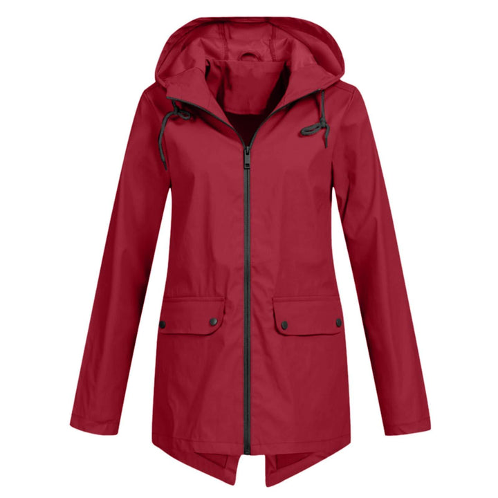 Women's water-resistant transitional jacket with adjustable hood and practical pockets Lune London