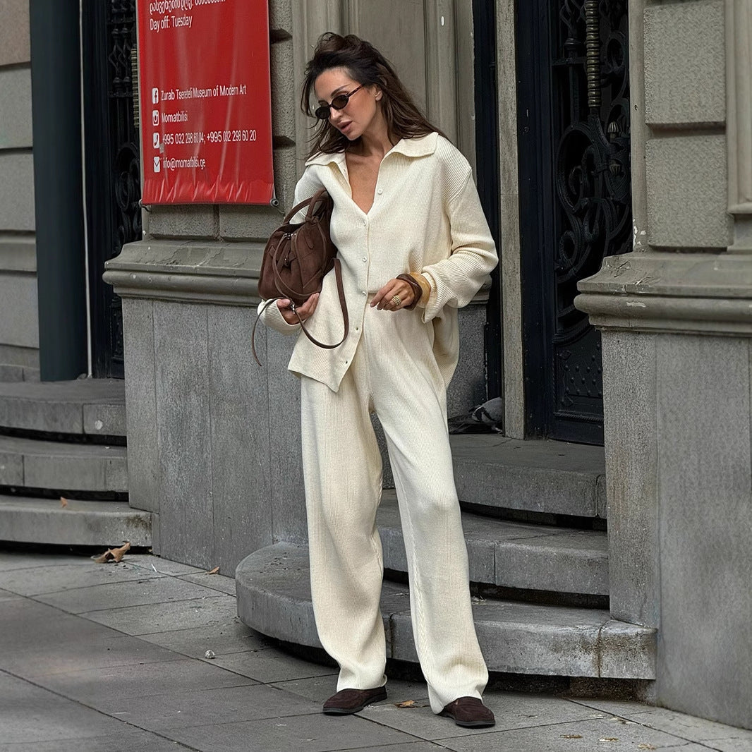 Débardeur en tricot pour femmes avec motif côtelé élégant Chic & Stil