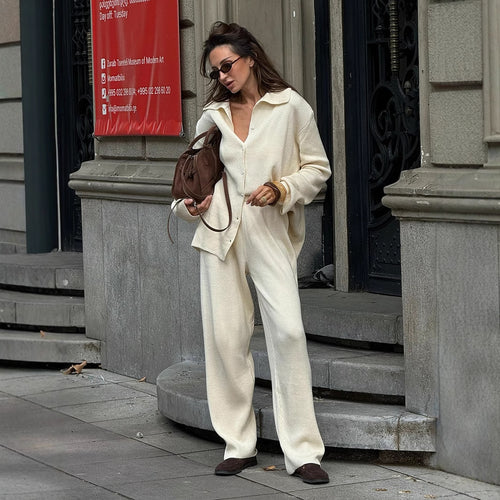Débardeur en tricot pour femmes avec motif côtelé élégant Chic & Stil