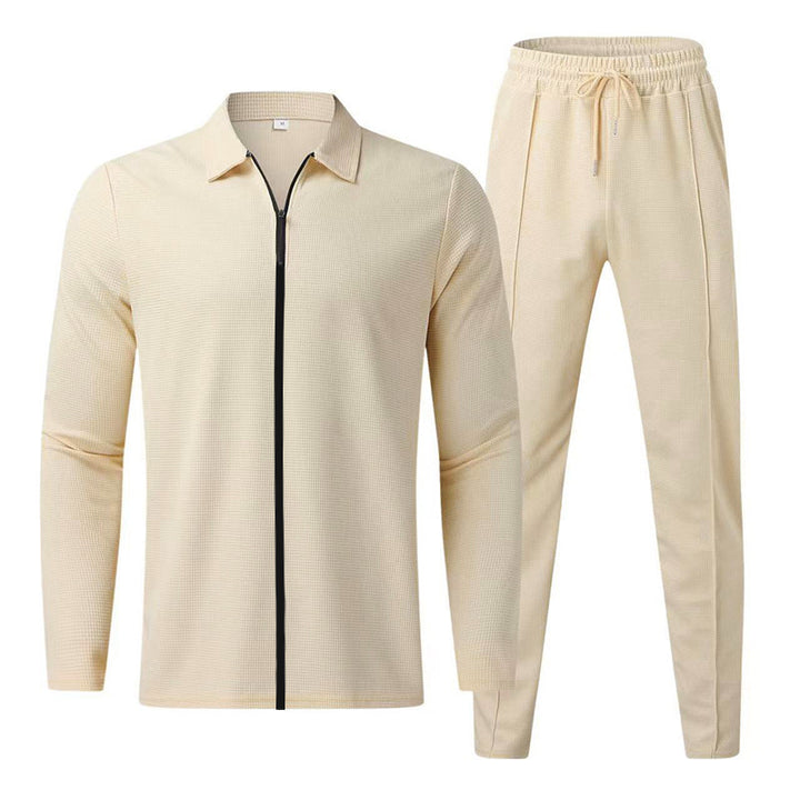 Men's two-piece sports set with zipper and elastic waist Lune London