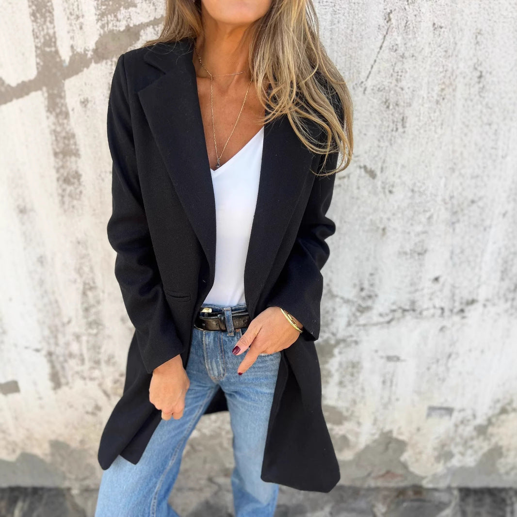 Ladies Elegant and Modern Long Chic Jacket