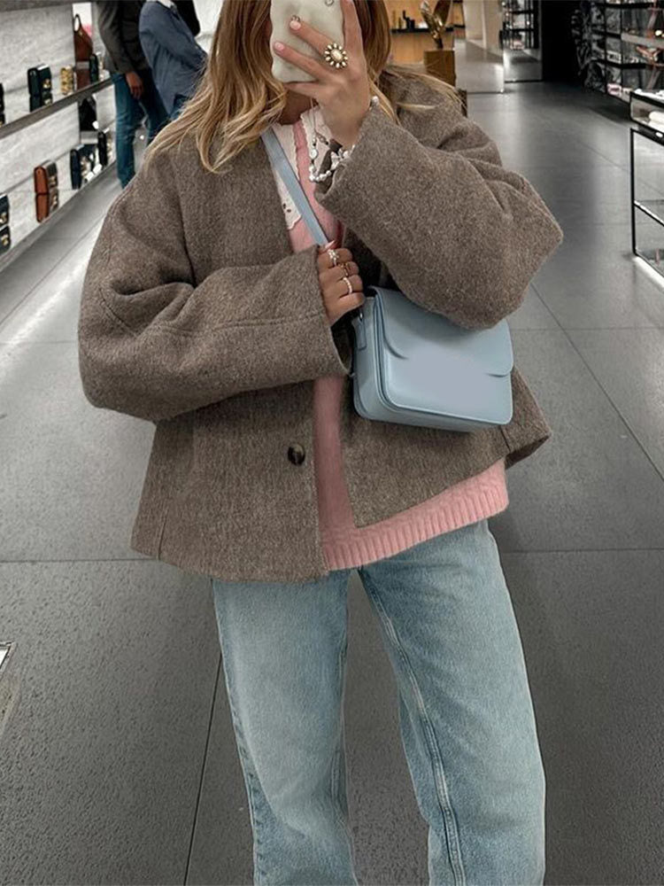 Ladies Chic Wool Jacket