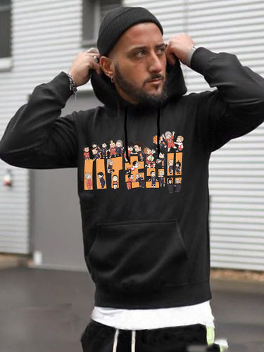 Hoodie woman with colorful anime print Amarae