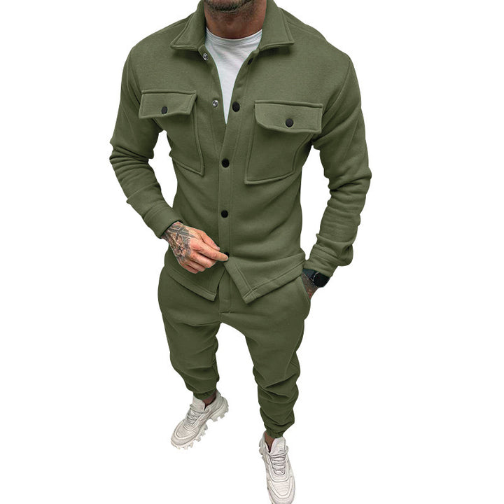 Modern leisure suit for men with practical pockets Amarae
