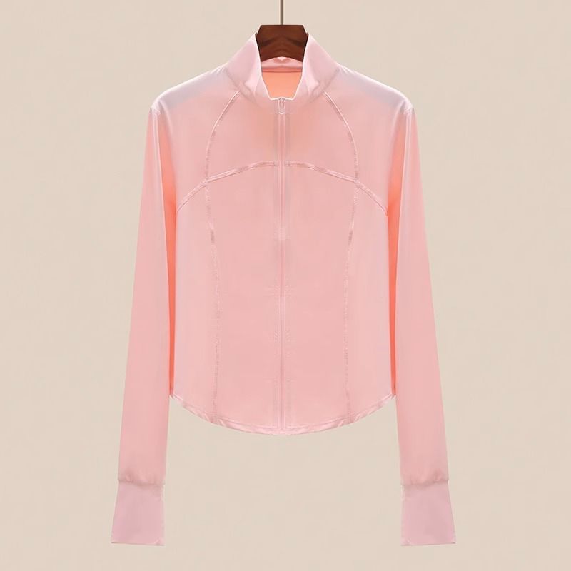 Veste décontractée sportive pour femmes avec col haut et zip intégral Chic & Stil