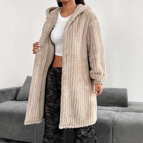 Lune London long plush women's jacket