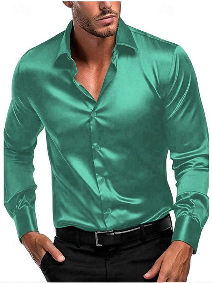 Men's Elegant and Timeless Silk Shirt Lune London