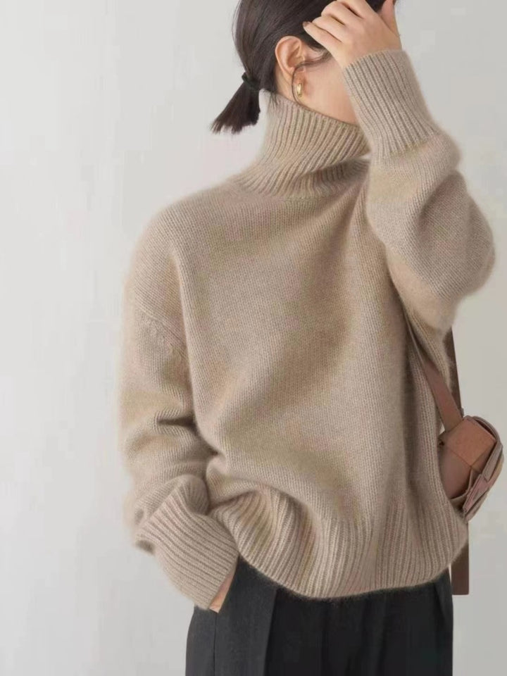 Sweater women with high collar Lune London