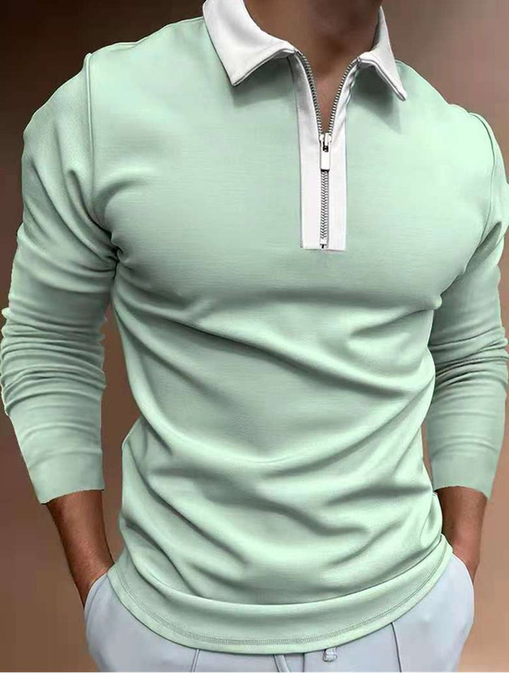 Sports sweater for men with stylish high collar Lune London