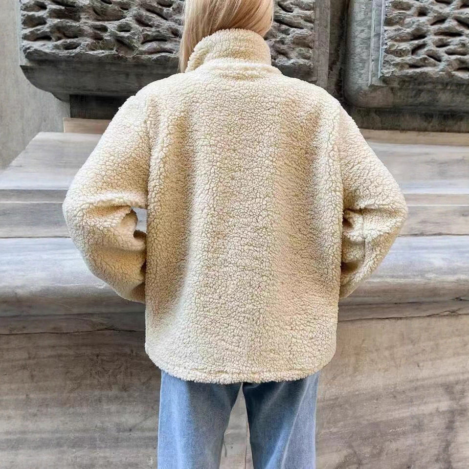 Ladies cozy fleece jacket Lune London