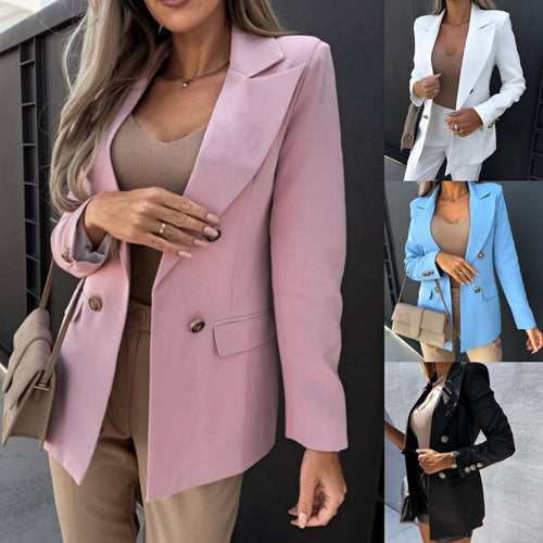 Elegant blazer for women with double-breasted buttons and a modern cut Amarae