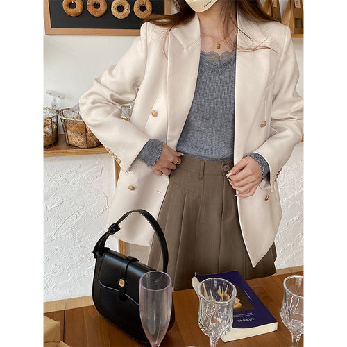 Women classical double-breasted blazer Chic & Stil