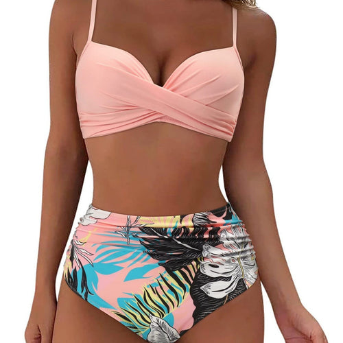Woman High-waisted Twisted Bikini Set Amarae