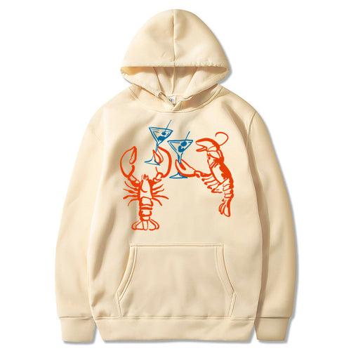 Sweat à capuche pour femmes avec motif de homard turbulente Chic & Stil