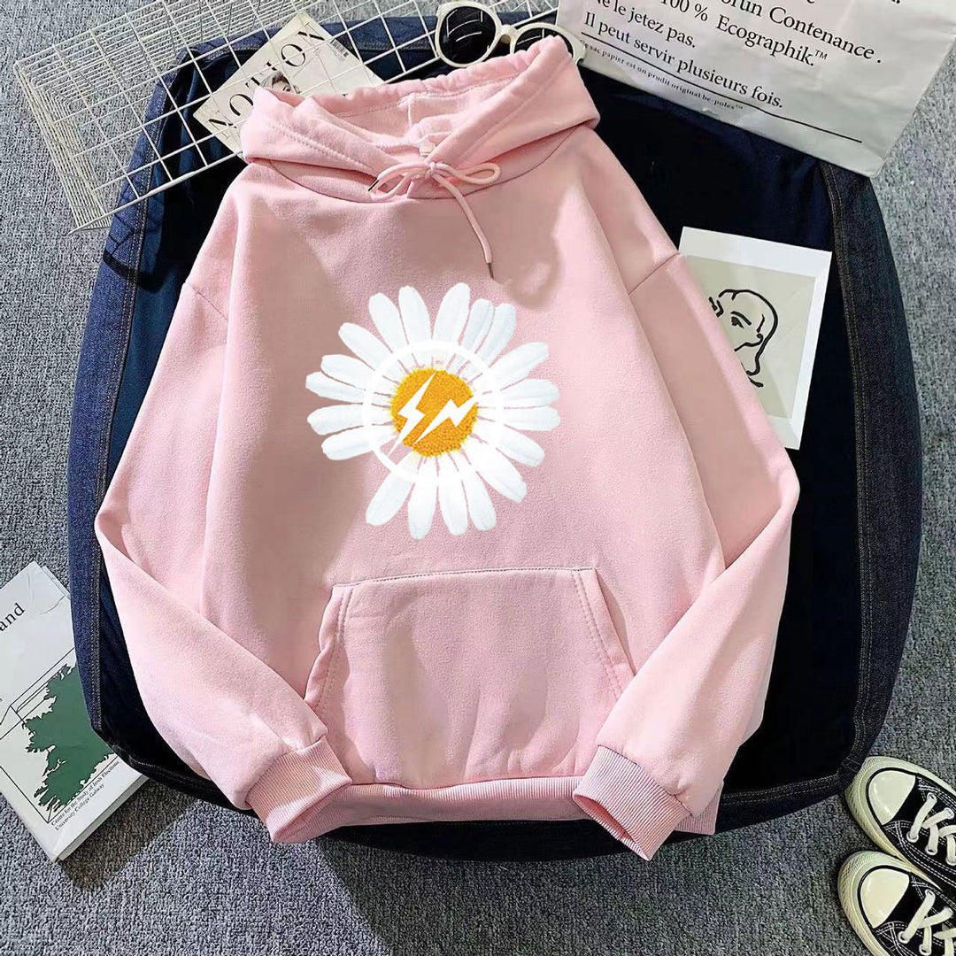 Women's hoodie with floral design Chic & Stil