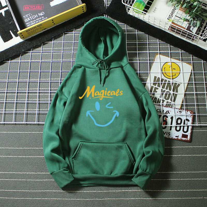 Women's hoodie with casual smiley design Chic & Stil
