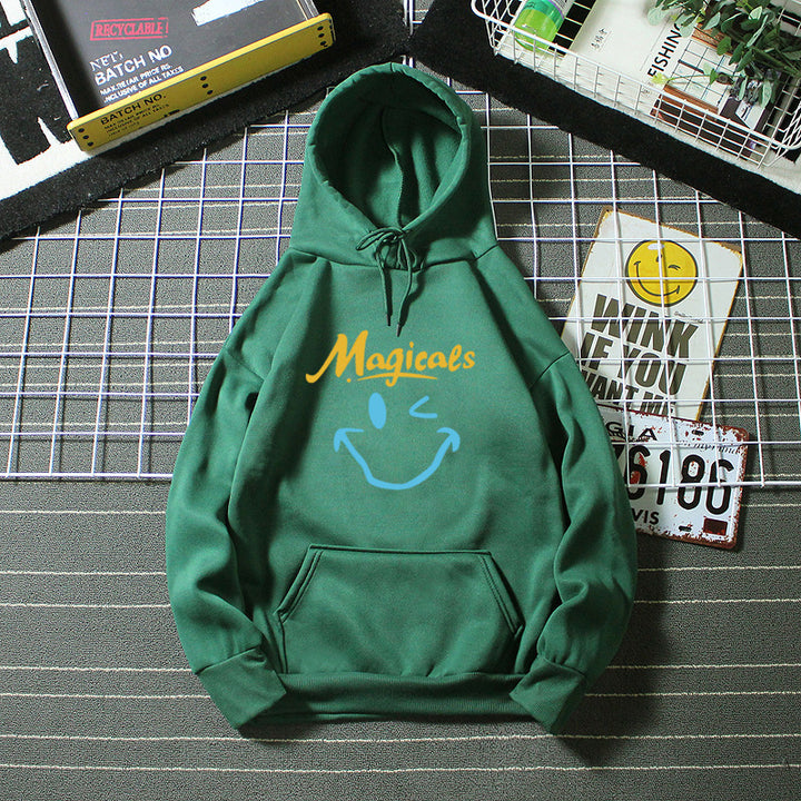 Women's hoodie with casual smiley design Chic & Stil
