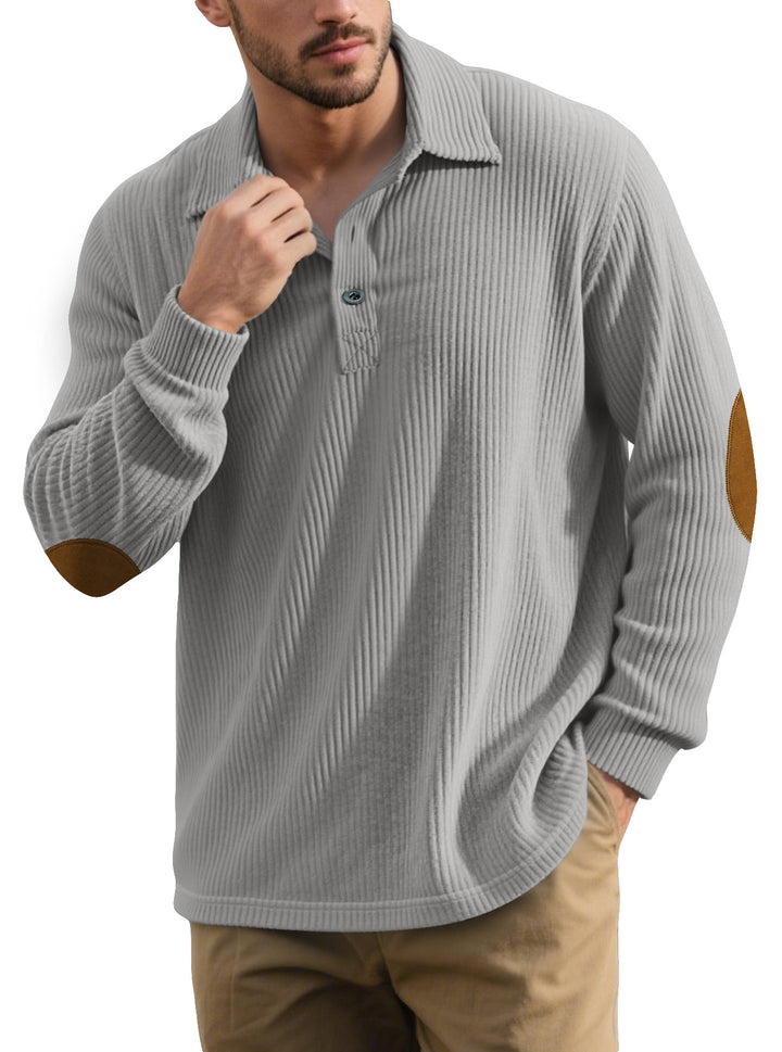 Men's Long Sleeve Polo Lune London