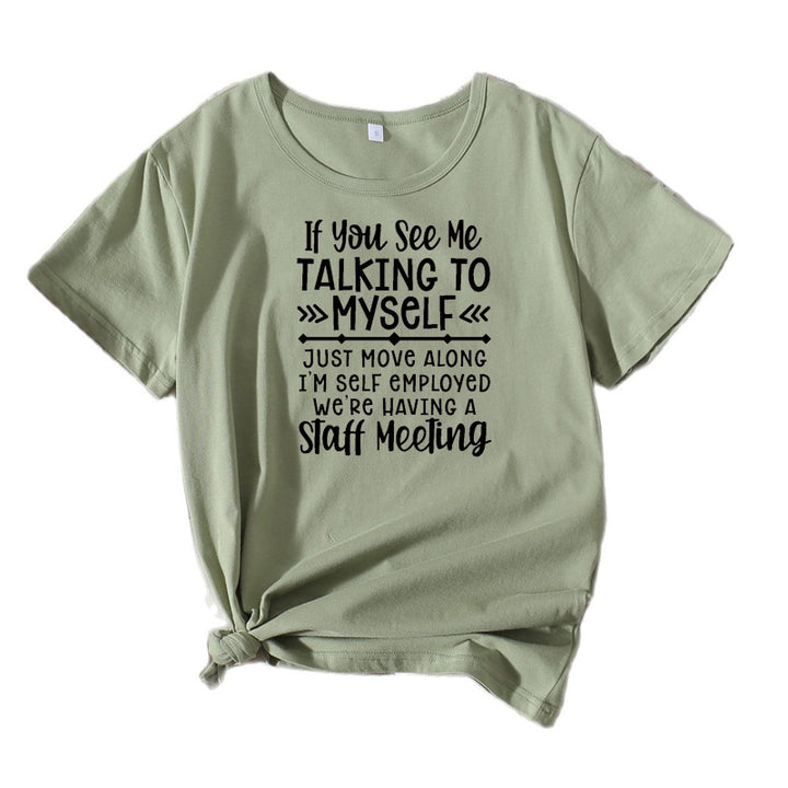 Women Leisure Quote T-shirt Lune London