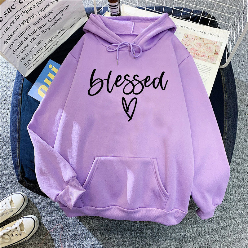 Women's comfortable hoodie with inspiring print Chic & Stil