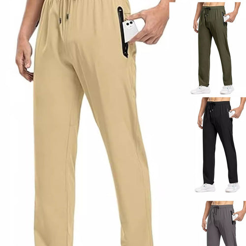 Men's sporty leisure pants with zip pockets on the sides Amarae
