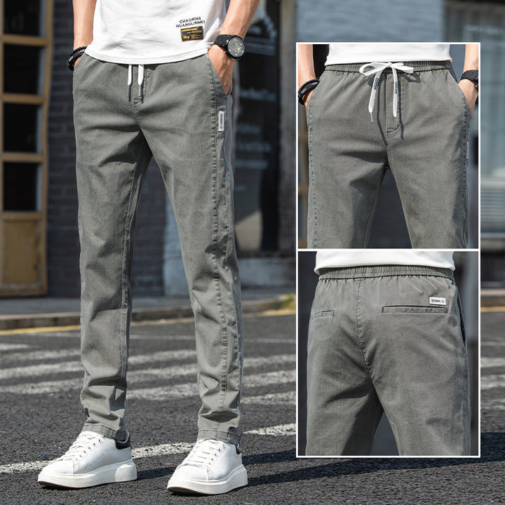 Casual utility pants for men with adjustable waist Lune London