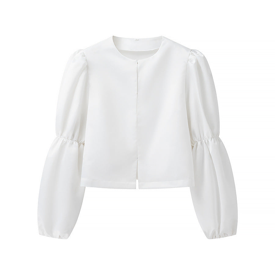 Blouse sur mesure élégante pour femmes avec des manches volumineuses Chic & Stil