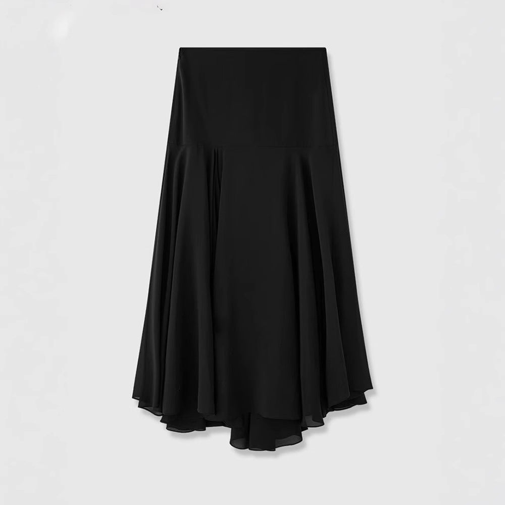 Jupe maxi élégante pour femmes avec coupe asymétrique Chic & Stil